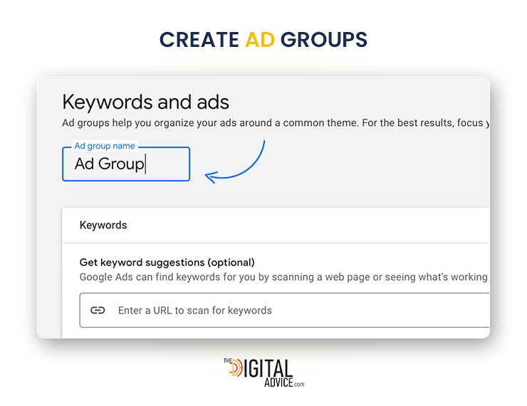 Create Ad Groups