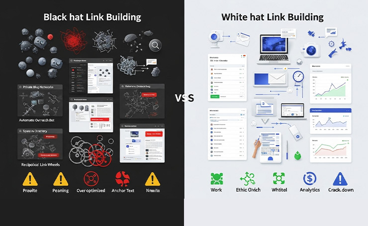 Link Building Strategies That Actually Work in 2026 Link Building Strategies That Actually Work in 2026 White-Hat vs Black-Hat link building